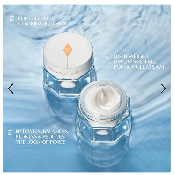 Charlotte Tilbury Magic Water Gel-Cream Moisturizer with Niacinimide - Picture 4 of 14